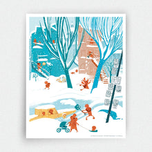 Charger l'image dans la galerie, Affiche Plateau en déneigement à Montréal