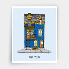 Charger l'image dans la galerie, Affiche Façade - Rue Drolet à Montréal