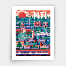 Charger l'image dans la galerie, Affiche Horizon de Montréal