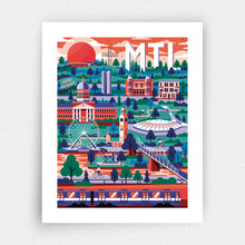 Charger l'image dans la galerie, Affiche Horizon de Montréal