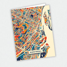 Charger l'image dans la galerie, Carte de souhait géograhique Chroma - Montréal