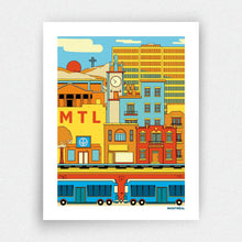 Charger l'image dans la galerie, Affiche Midi de Montréal