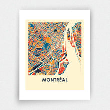 Load image into Gallery viewer, Montreal Map Print - Full Color Map Poster