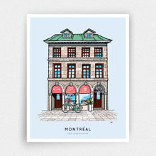 Charger l'image dans la galerie, Affiche Façade - Place Jacques-Cartier à Montréal