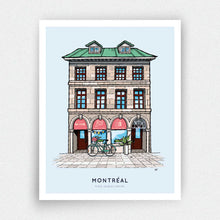 Charger l'image dans la galerie, Affiche Façade - Place Jacques-Cartier à Montréal