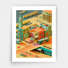 Load image into Gallery viewer, Voxel Art Print - Montréal