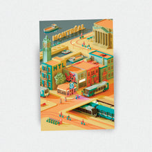 Charger l'image dans la galerie, Carte postale Voxel - Montréal