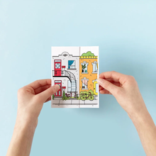 Charger l'image dans la galerie, Carte de souhait à déplier - Ruelles de Montréal