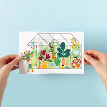 Charger l'image dans la galerie, Carte de souhait à déplier - Serre