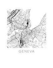 Load image into Gallery viewer, Geneva Map Print