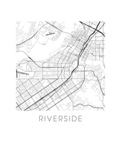 Load image into Gallery viewer, Riverside Map Print