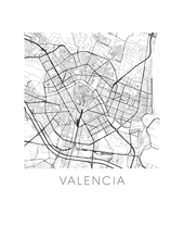 Load image into Gallery viewer, Valencia Map Print