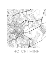 Load image into Gallery viewer, Ho Chi Minh Map Print