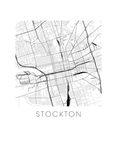 Load image into Gallery viewer, Stockton Map Print