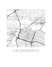 Load image into Gallery viewer, Sacramento Map Print