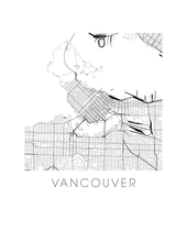 Load image into Gallery viewer, Vancouver Map Print