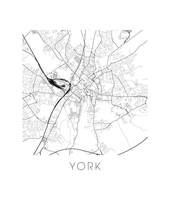 Load image into Gallery viewer, York Map Print