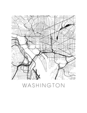 Load image into Gallery viewer, Washington Map Print