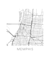 Load image into Gallery viewer, Memphis Map Print