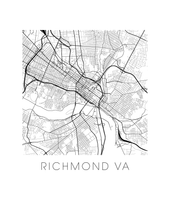 Load image into Gallery viewer, Richmond Map Print