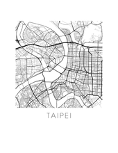 Load image into Gallery viewer, Taipei Map Print