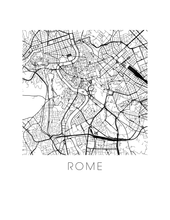 Load image into Gallery viewer, Rome Map Print