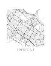 Load image into Gallery viewer, Fremont Map Print