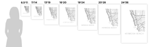 Load image into Gallery viewer, Hermosa Beach Map Black and White Print - california Black and White Map Print