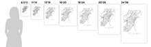 Load image into Gallery viewer, St Johns Map Black and White Print - nl Black and White Map Print