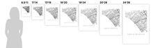 Load image into Gallery viewer, Santa Monica Map Black and White Print - california Black and White Map Print