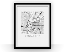 Load image into Gallery viewer, Kansas City Map Print