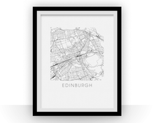 Load image into Gallery viewer, Edinburgh Map Print
