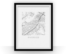 Load image into Gallery viewer, Riverside Map Print