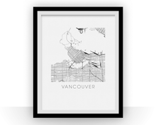 Load image into Gallery viewer, Vancouver Map Print
