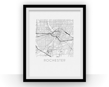 Load image into Gallery viewer, Rochester Map Print