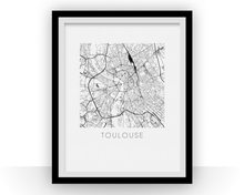 Load image into Gallery viewer, Toulouse Map Print