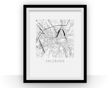 Load image into Gallery viewer, Salzburg Map Print