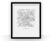 Charger l'image dans la galerie, Leeds Map Print
