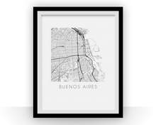 Charger l'image dans la galerie, Buenos Aires Map Print