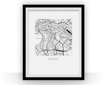 Load image into Gallery viewer, Rome Map Print