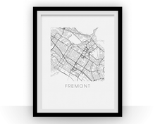 Load image into Gallery viewer, Fremont Map Print