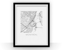 Load image into Gallery viewer, Montreal Map Print