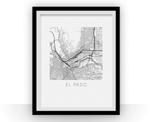 Load image into Gallery viewer, El Paso Map Print