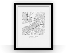Load image into Gallery viewer, Ottawa Map Print