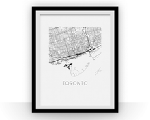 Load image into Gallery viewer, Toronto Map Print