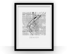 Load image into Gallery viewer, Denver Map Print