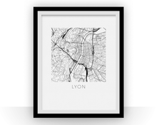 Charger l'image dans la galerie, Lyon Map Print