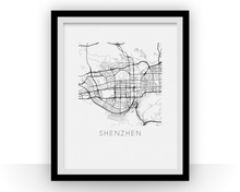 Load image into Gallery viewer, Shenzhen Map Print