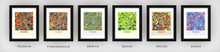 Load image into Gallery viewer, Raleigh Map Print - Full Color Map Poster