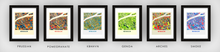 Load image into Gallery viewer, Windsor Ontario Map Print - Full Color Map Poster